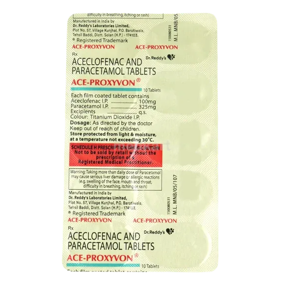 ace proxyvon tablet 10's